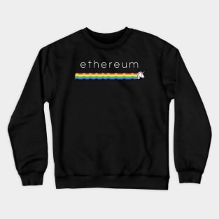 Ethereum unicorn - Authentic Design Crewneck Sweatshirt